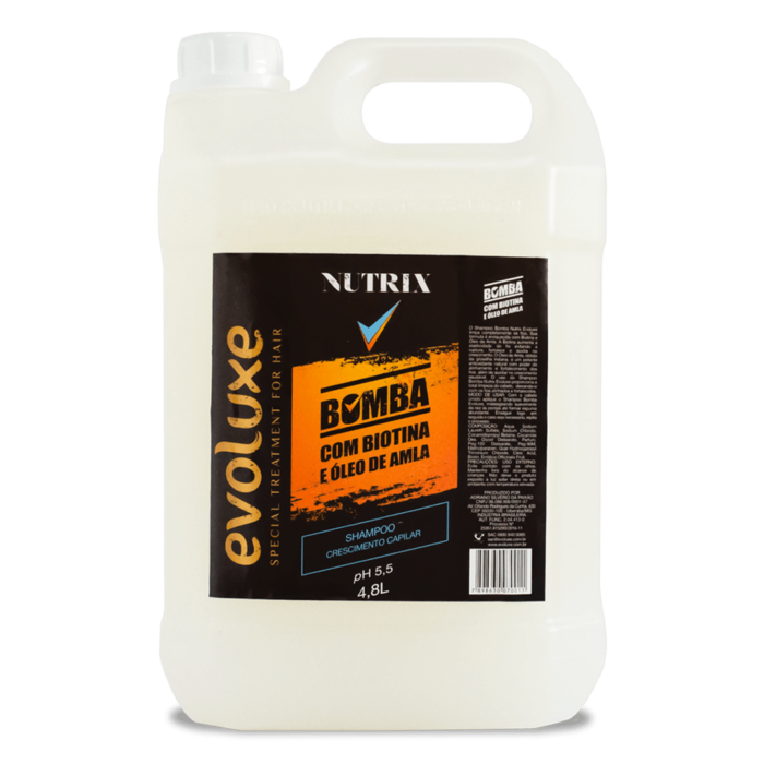 Shampoo Bomba Nutrix 4,8L – Evoluxe - Imagem 1