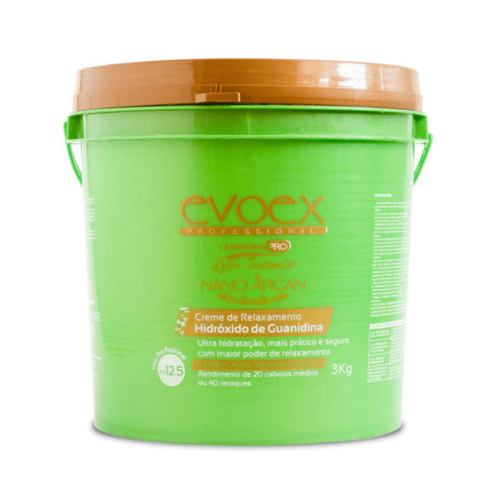 Creme De Relaxamento Profissional Nano Argan 3kg – Evoex - Imagem 1