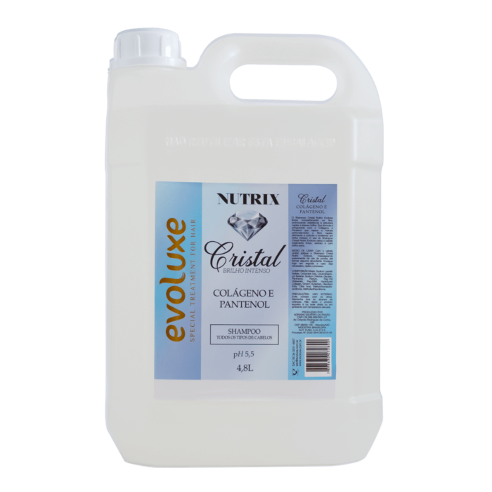 Shampoo Cristal Nutrix 4,8l - Evoluxe - Imagem 1