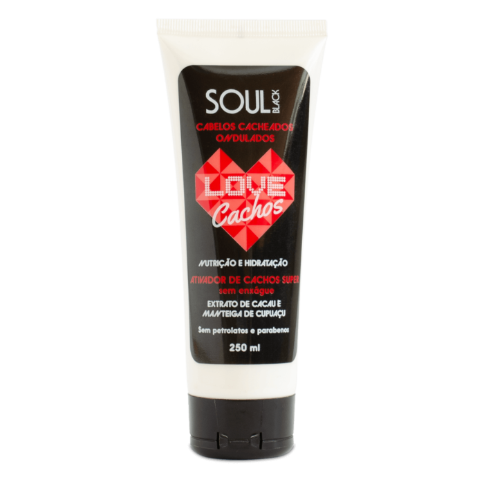 Ativador de Cachos Love Cachos Super 250ml - Soul Black - Imagem 1