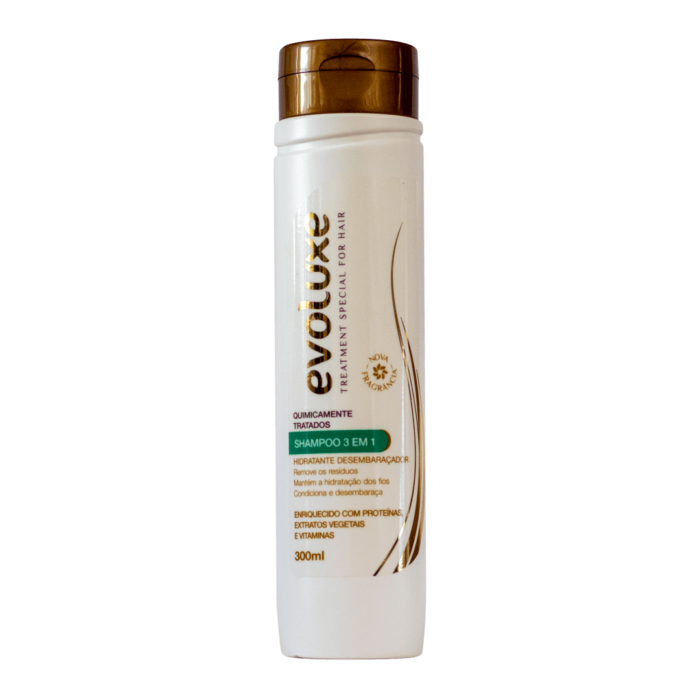 Shampoo 3 Em 1 Evoluxe 300 ml - Evoluxe - Imagem 1